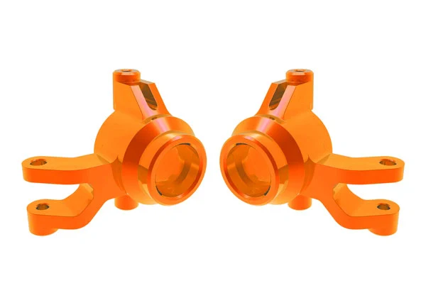 Blocs de direction Alu orange (Paire) Mini Maxx - Traxxas 10734-ORNG