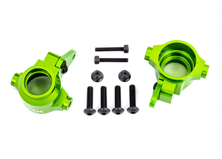 Blocs de Direction Alu Vert (Paire) Sledge - 9635G