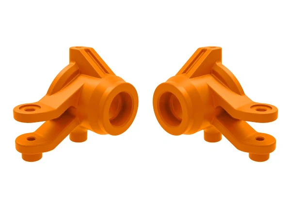 Blocs de direction orange (paire) Mini Maxx - Traxxas 10736-ORNG