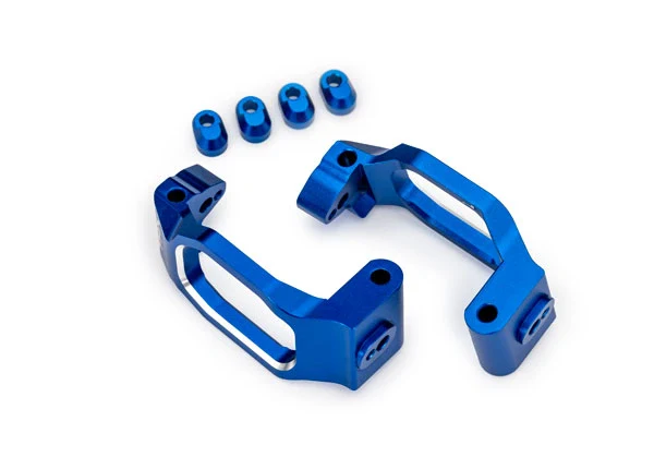 Blocs de roulettes en aluminium bleu (paire) Maxx, Maxx Slash - Traxxas 10232-BLUE