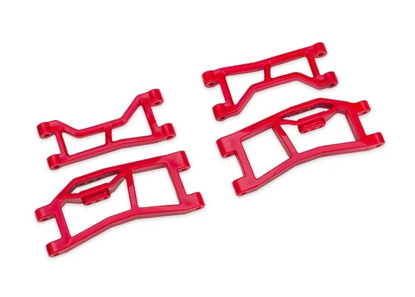Bras de suspension arrière rouges pour Mini XRT, Mini Maxx - Traxxas 10727-RED