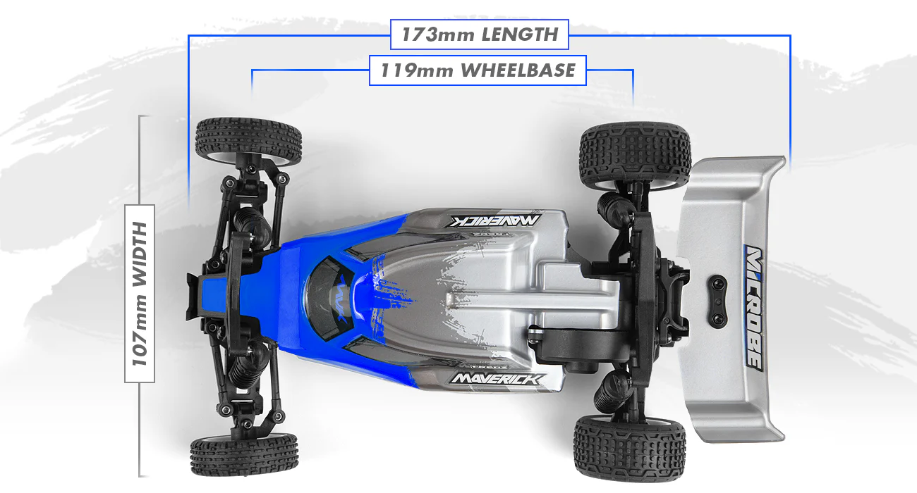 Buggy 1/24 Maverick Microbe – Voiture RC Tout-Terrain MV150800 - Image 11