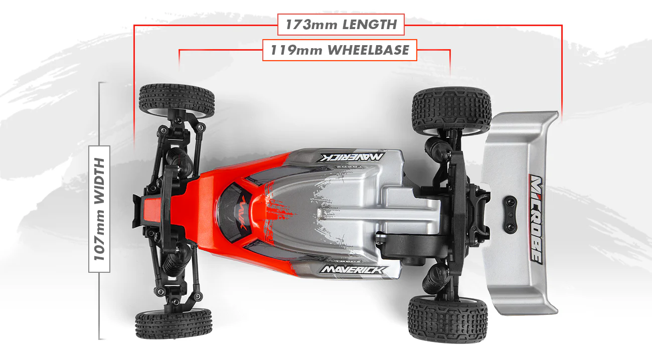 Buggy 1/24 Maverick Microbe – Voiture RC Tout-Terrain MV150801 - Image 11