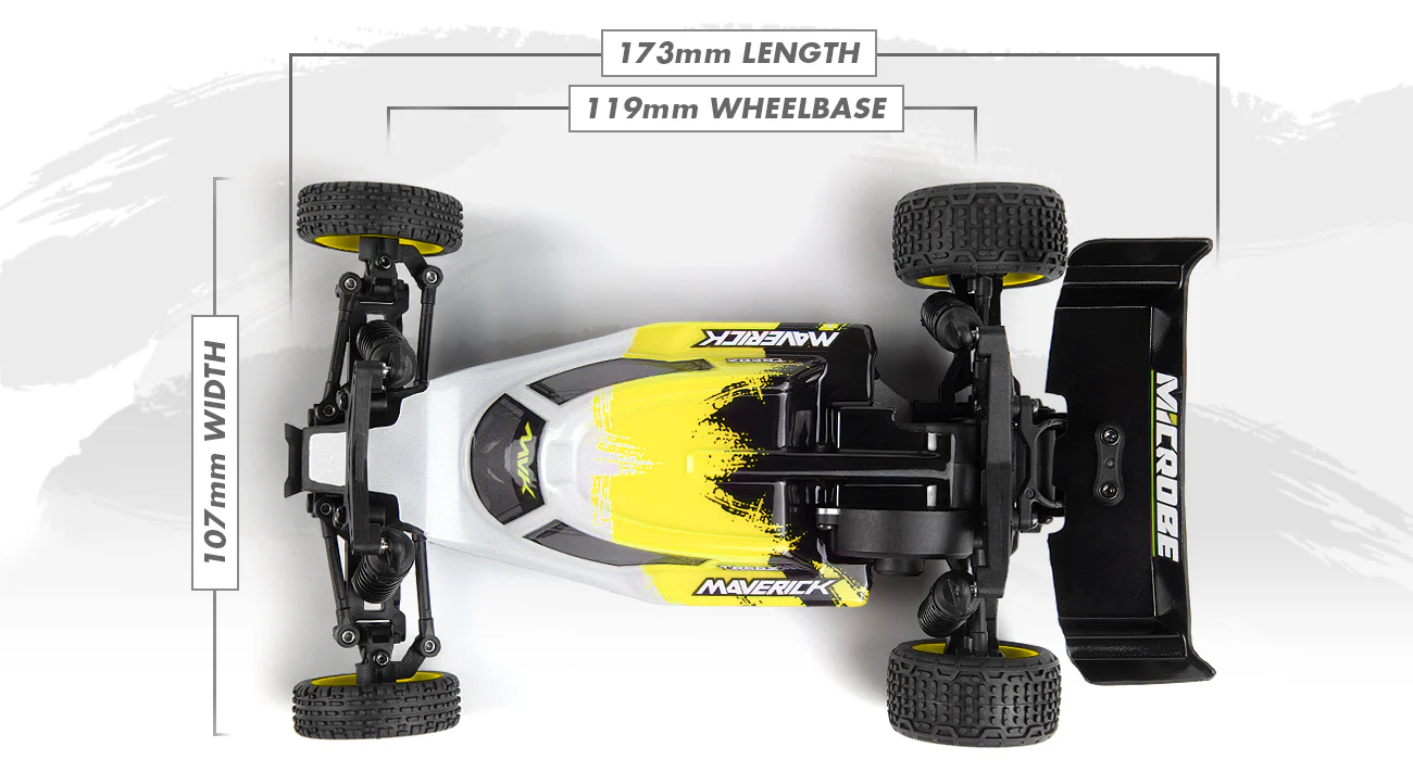 Buggy 1/24 Maverick Microbe – Voiture RC Tout-Terrain MV150850 - Image 10