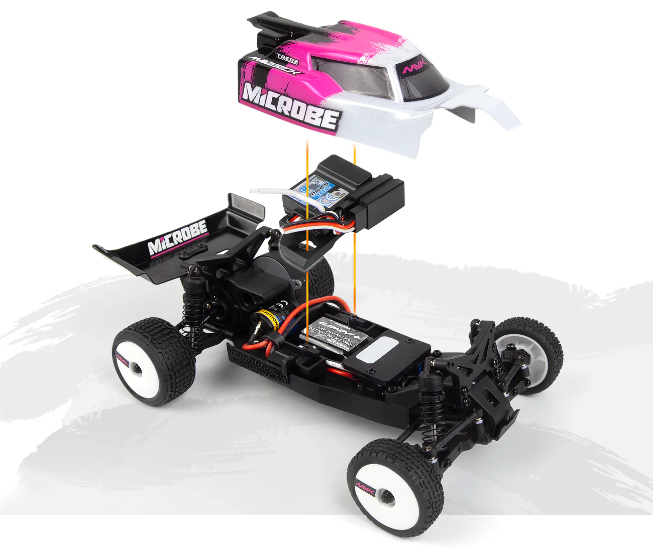Buggy 1/24 Maverick Microbe – Voiture RC Tout-Terrain MV150851 - Image 15