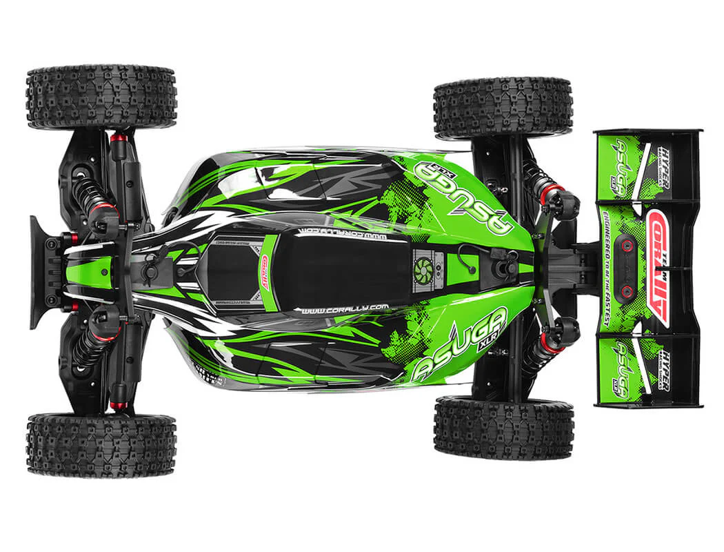 Buggy Corally ASUGA XLR 6S verte Brushless RTR 1/8 - 00288 - Image 8