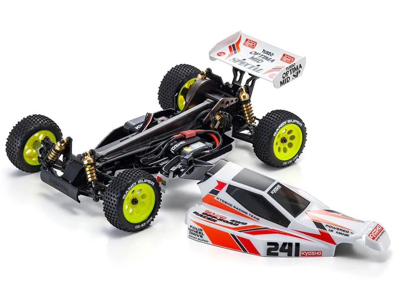 Buggy Kyosho 1/10 4wd Turbo Optima Mid Special 30623B - Image 2