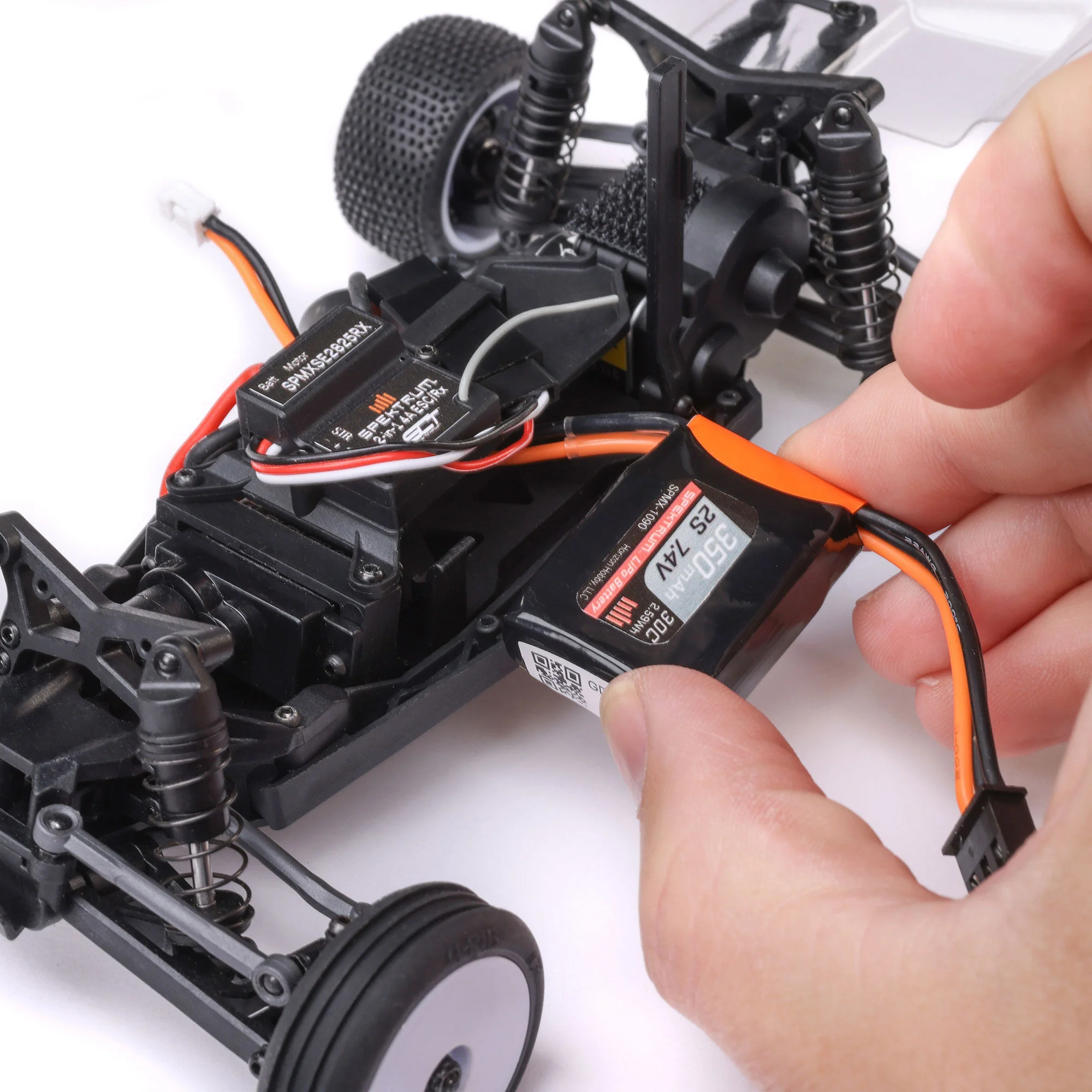Buggy Losi 1/24 Micro-B 2WD RTR argent - LOS00007T2 - Image 7