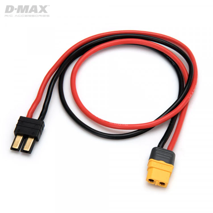 Câble pour chargeur sortie XT60 - XT60 vers Traxxas non ID - 500mm - Image 2