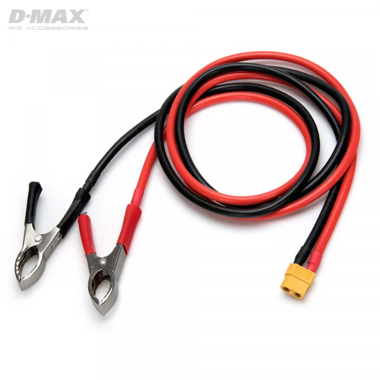 Câbles d'entrée CC XT60 IDST avec pinces de batterie et 4 mm 1 m - B9708B - Image 2