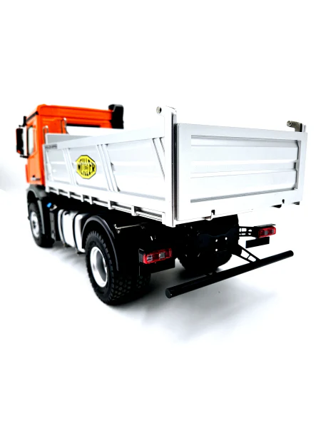 FM Electrics Camion à benne en métal 4x4 Mercedes-Benz Arocs 1:14 orange K701 Kabolite - Image 5