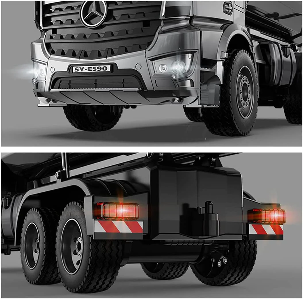 Camion Benne en métal Mercedes Benz Arocs 1/20 E590-003 - Image 8