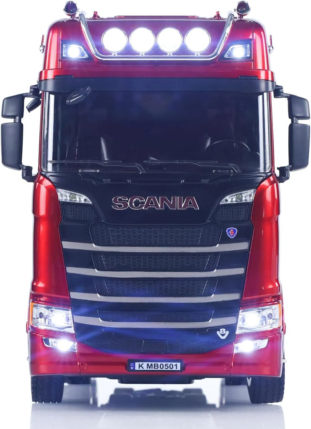 Camion Huina Scania 770S RC Truck RTR rouge 1501 - Image 3