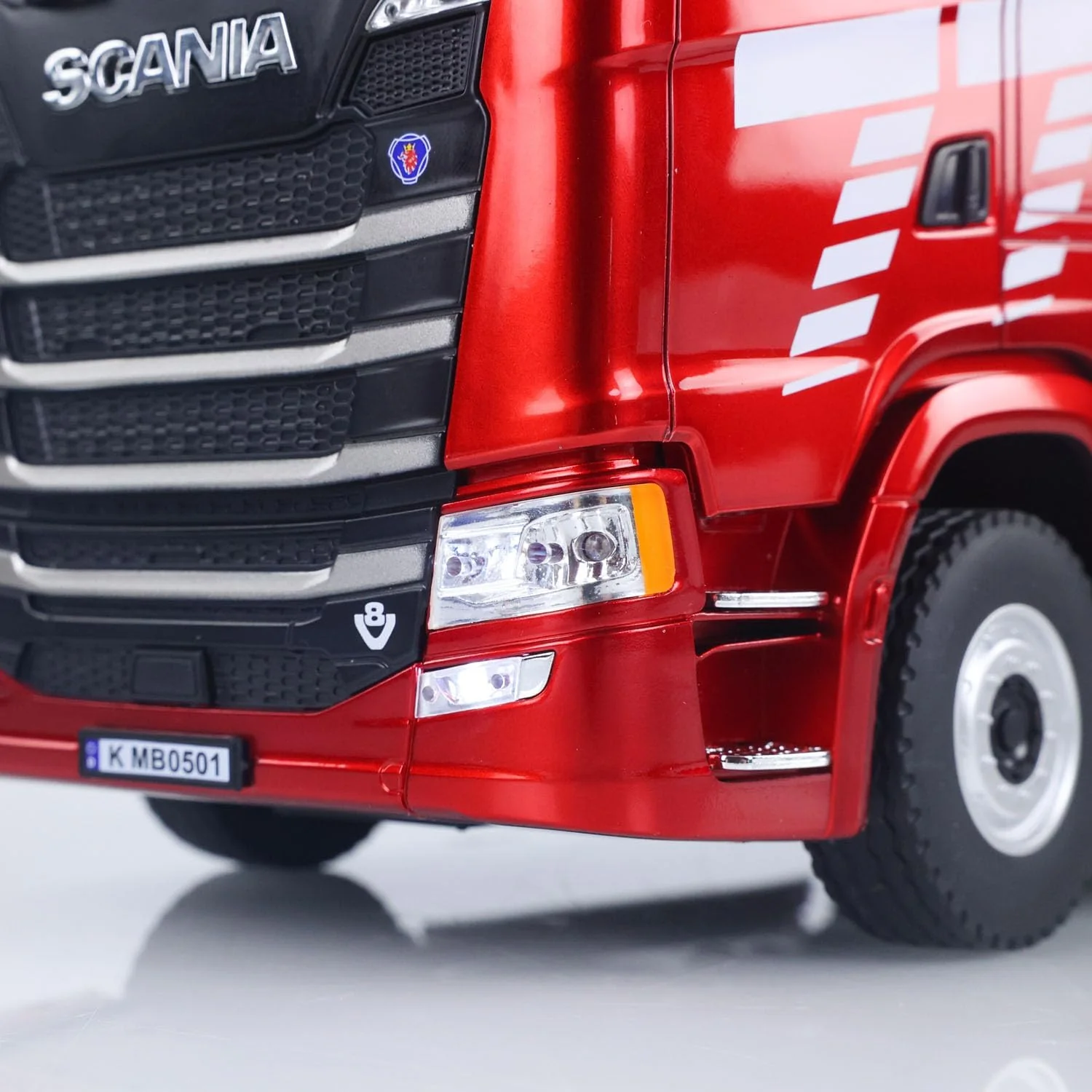 Camion Huina Scania 770S RC Truck RTR rouge 1501 - Image 6