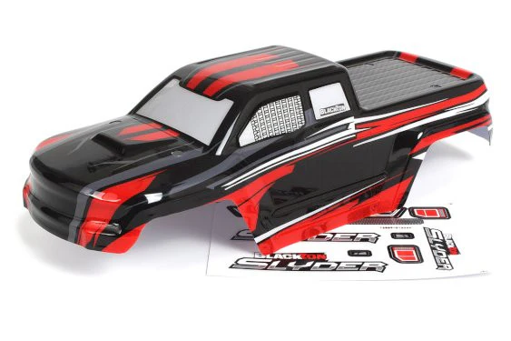 Carrosserie peinte Blackzon Slyder MT (noir/rouge) - 540190