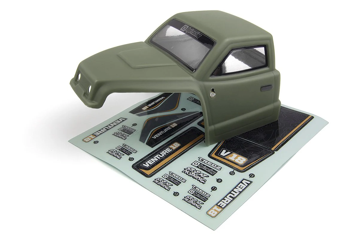 Carrosserie peinte HPI Racing Venture 18 CC Ridgeline Vert - HP161122
