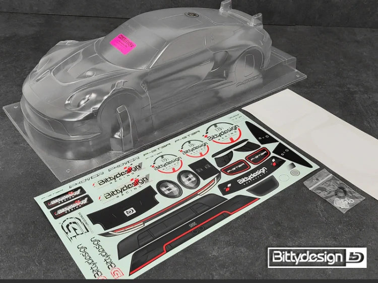 Carrosserie transparente P-GT3R 1/10 GT 190 mm - BDGT-190PGT3R
