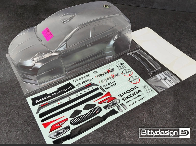 Carrosserie transparente SKODA Fabia RS Rally2 1/10 - BDRX-190FRS2H