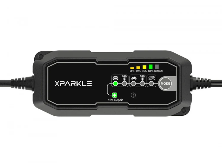 Chargeur de batterie de voiture automatique Xparkle ABC01 12 V 230 VCA SK990004-01 - Image 2