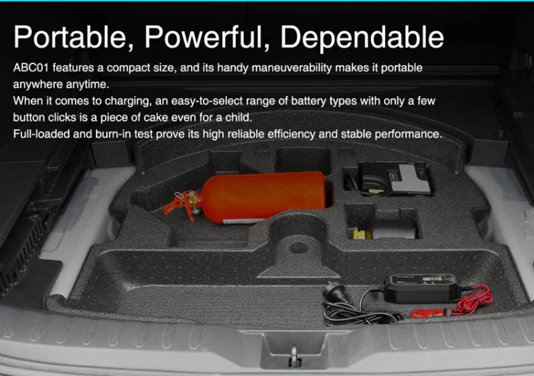 Chargeur de batterie de voiture automatique Xparkle ABC01 12 V 230 VCA SK990004-01 - Image 7