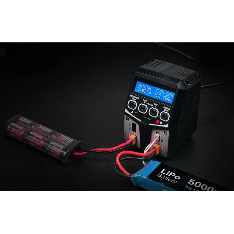 Chargeur Duo SkyRC T100 LiPo 2-4s 5A 2x50W - 100162 - Image 5