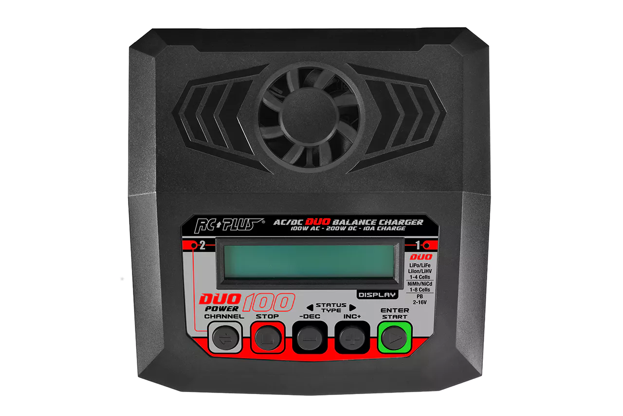 Chargeur lipo Duo rapide Lipo 1 à 4S et Nimh - 2x100W RC Plus - Image 4