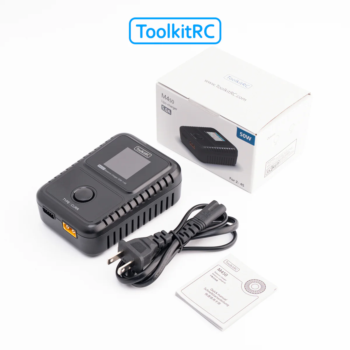 Chargeur secteur ToolkitRC M450 LiPo 1-4S 5A - TK13300 - Image 6