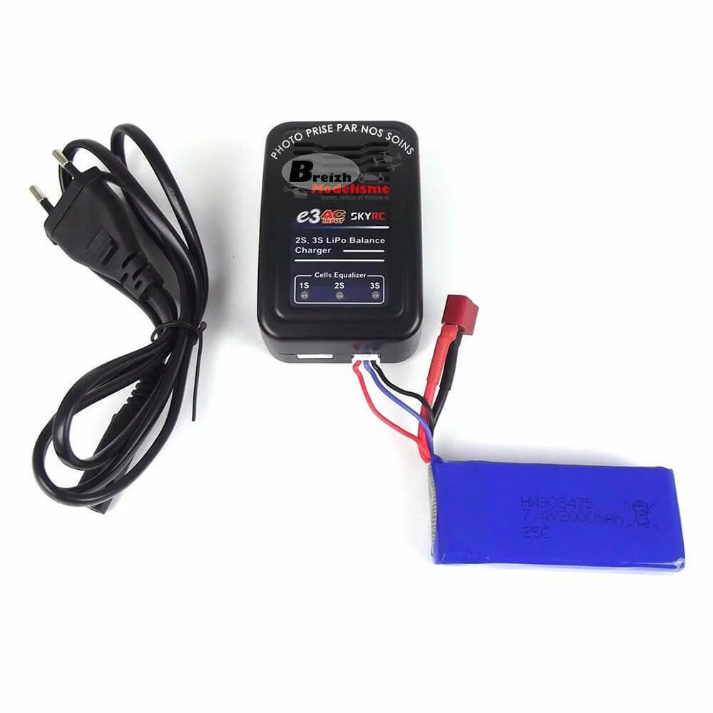 Chargeur Sky RC E3 V2 Accu Lipo 2 et 3S (7,4V et 11.1V) - 10081 - Image 4