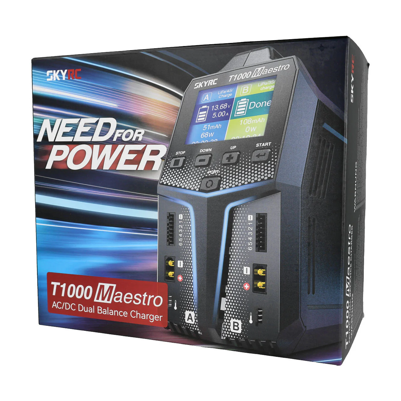 Chargeur Sky RC T1000 AC/DC DUO lipo 1-6S 20A 100182 - Image 3