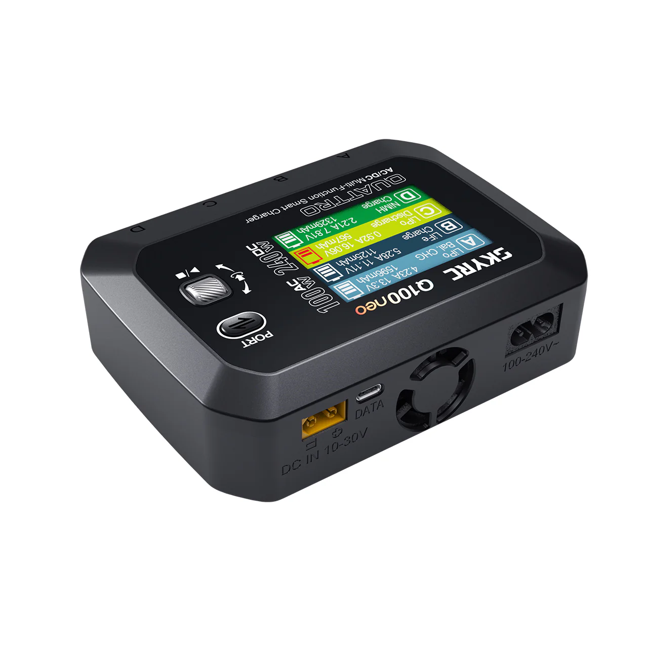Chargeur SkyRC Q100 Neo LiPo 1-4s 6A 100W AC - 100223-01 - Image 3