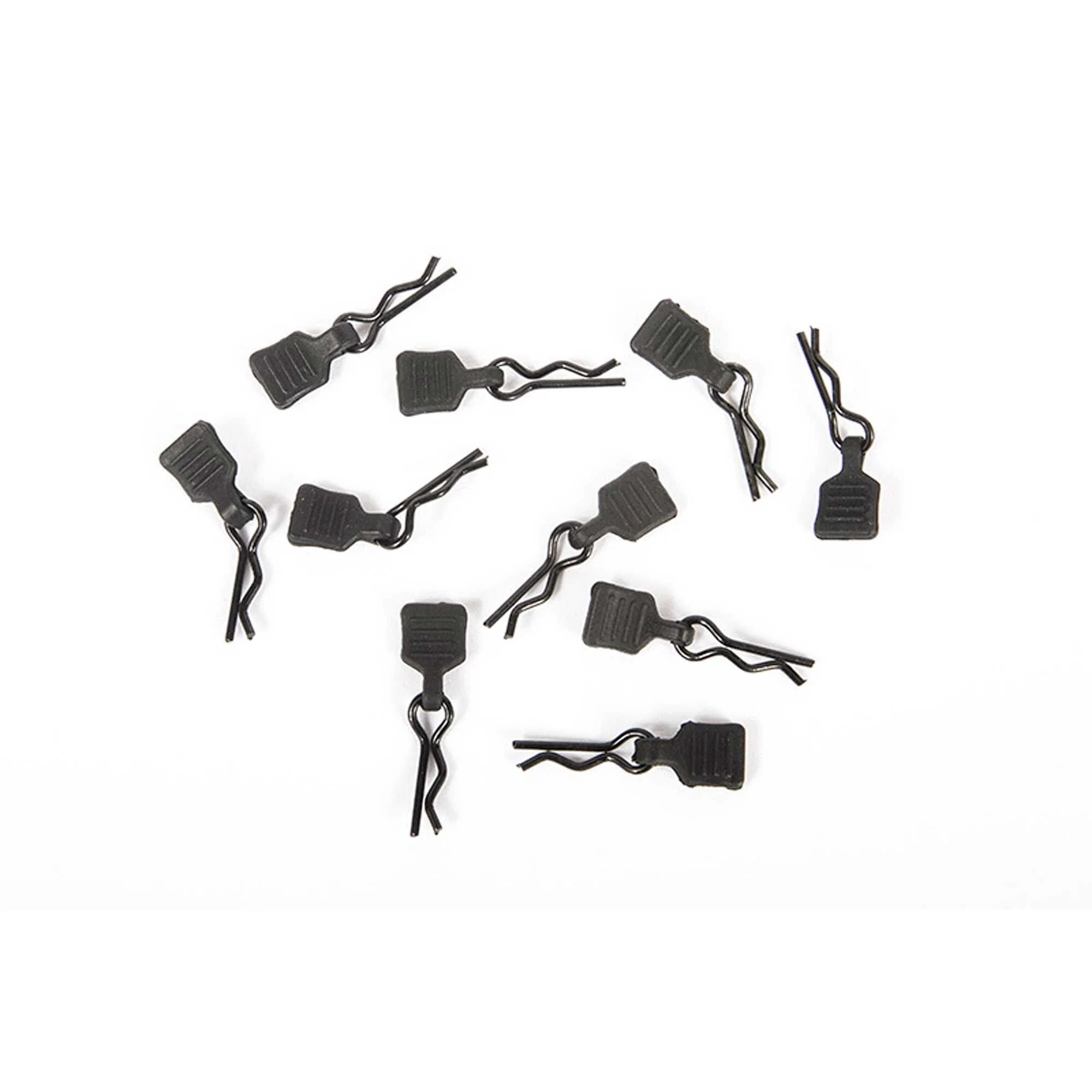 Clips de carrosseries 3 mm avec languette, noir (x10) - AXI206000