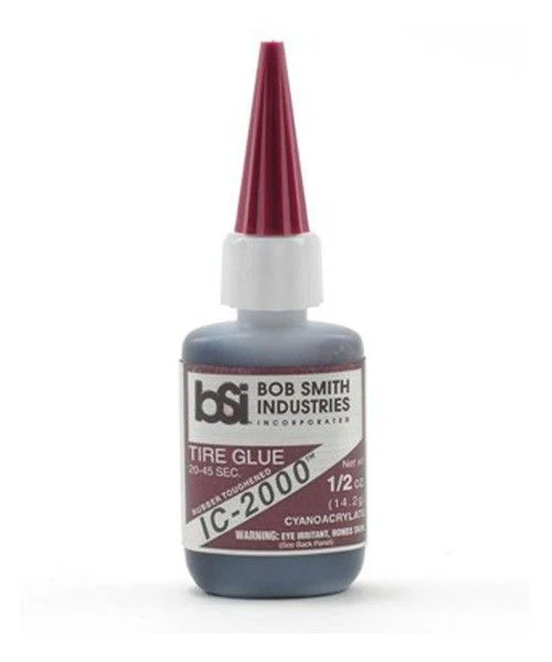 Colle cyanoacrylate IC-2000 renforcé en caoutchouc noir 14 g (1/2) - BSI117