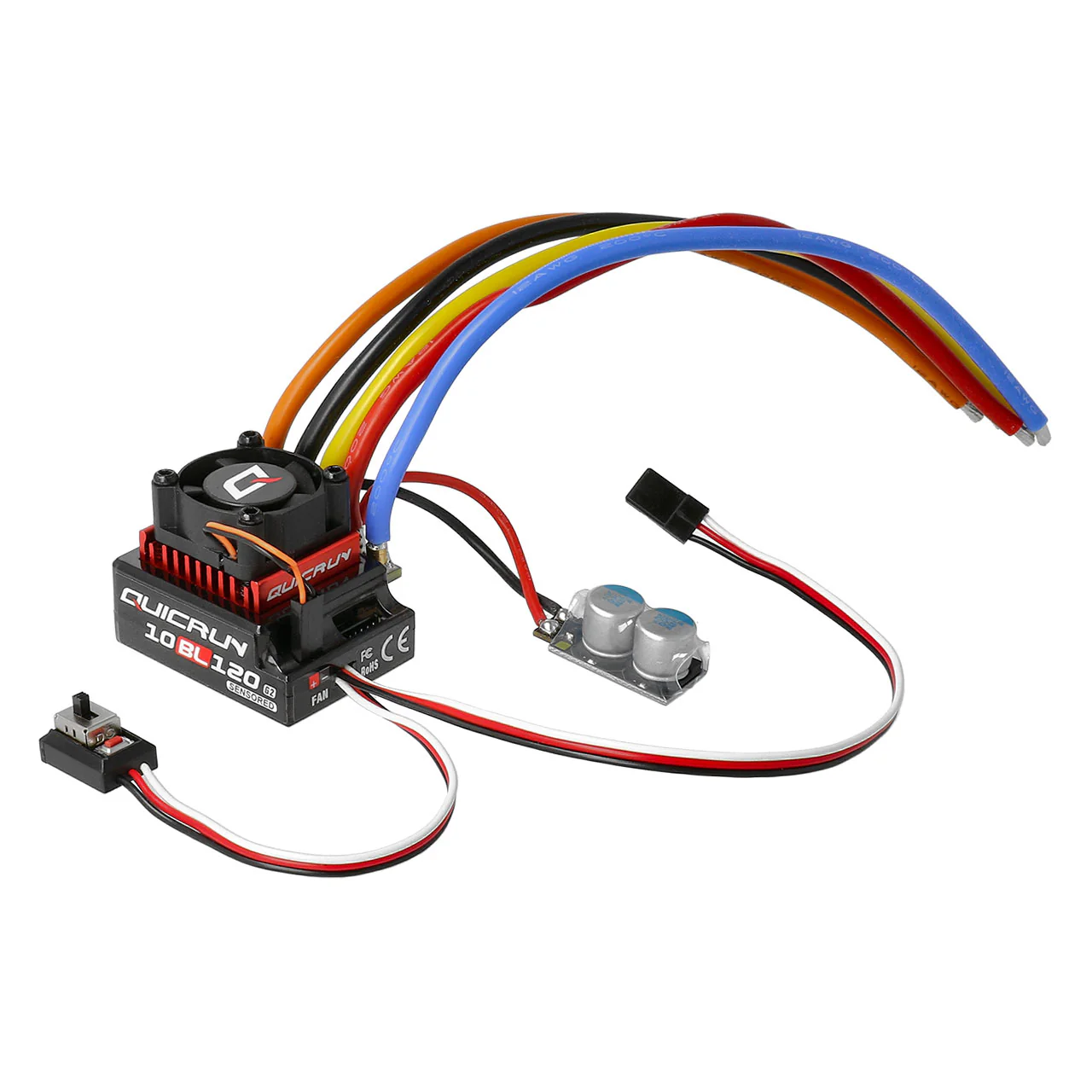 Combo brushless 1/10 Hobbywing 10BL120 G2 mit 3650SD 10.5T Sensored 38020381 - Image 2