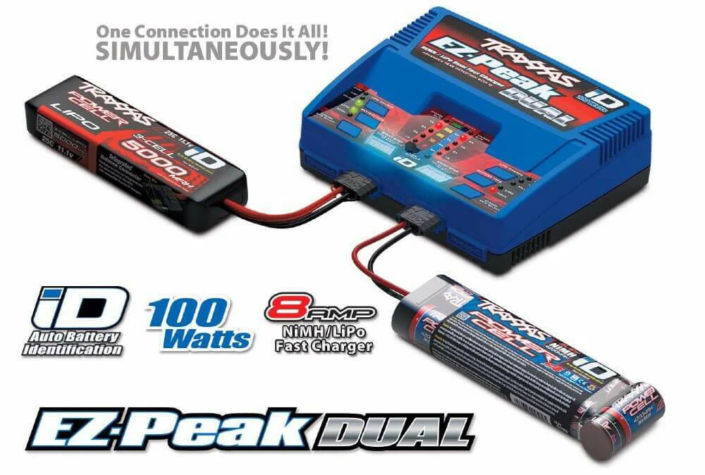 Combo Chargeur Traxxas 2990G avec 2 Batteries Lipo 3S 11.1V 5000mAh - Image 4