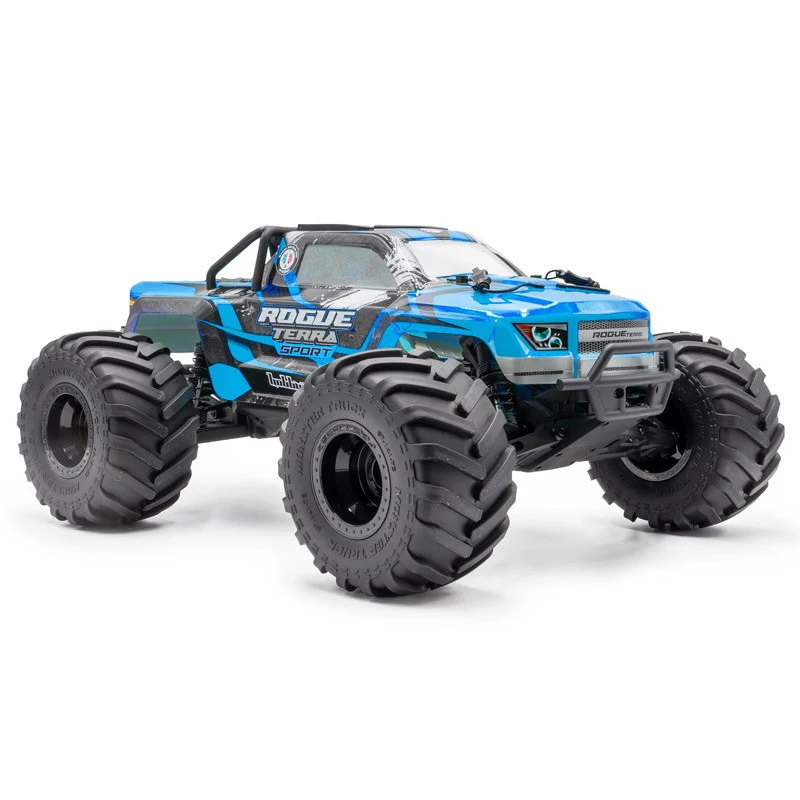 Combo Hobbytech Rogue Terra Sport bleu Monster Brushless 4x4 RTR 1/10 - Image 3