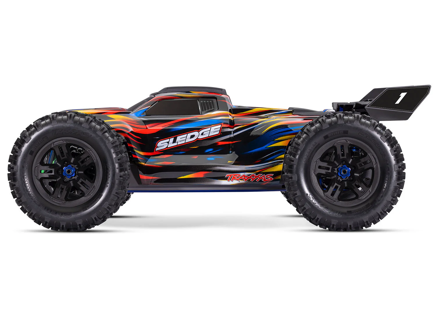 Combo Traxxas Sledge 1/8 Brushless belted bleu VXL 6S TQi ID RTR - 95096-4 - Image 3