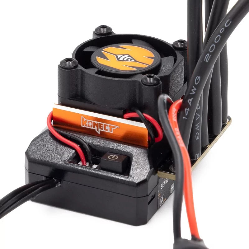 Contrôleur 1/10 Elite Konect 100amp 2S avec carte de programmation - KN-ELITE-ESC100 - Image 2