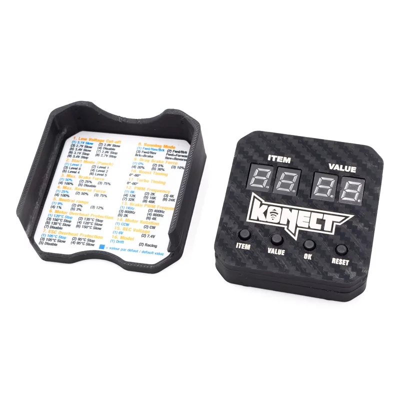 Contrôleur 1/10 Elite Konect 100amp 2S avec carte de programmation - KN-ELITE-ESC100 - Image 6
