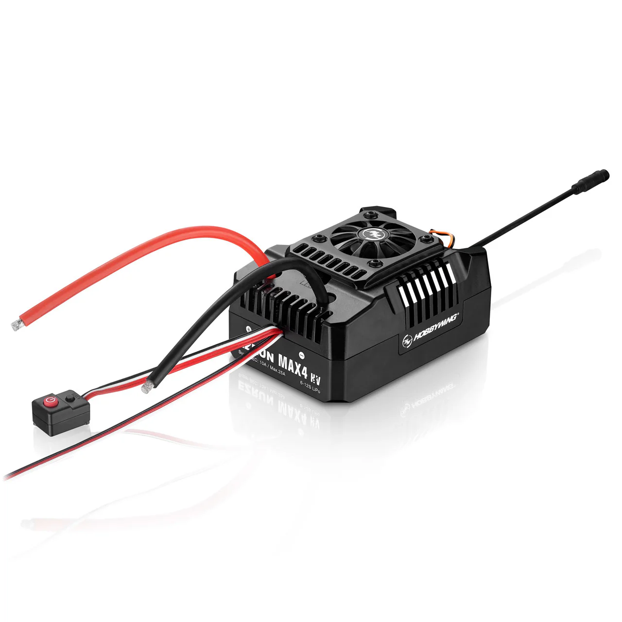 Contrôleur Hobbywing Ezrun MAX4-HV sans capteur 300 A, LiPo 6-12 S, BEC 10 A - HW30104002 - Image 3