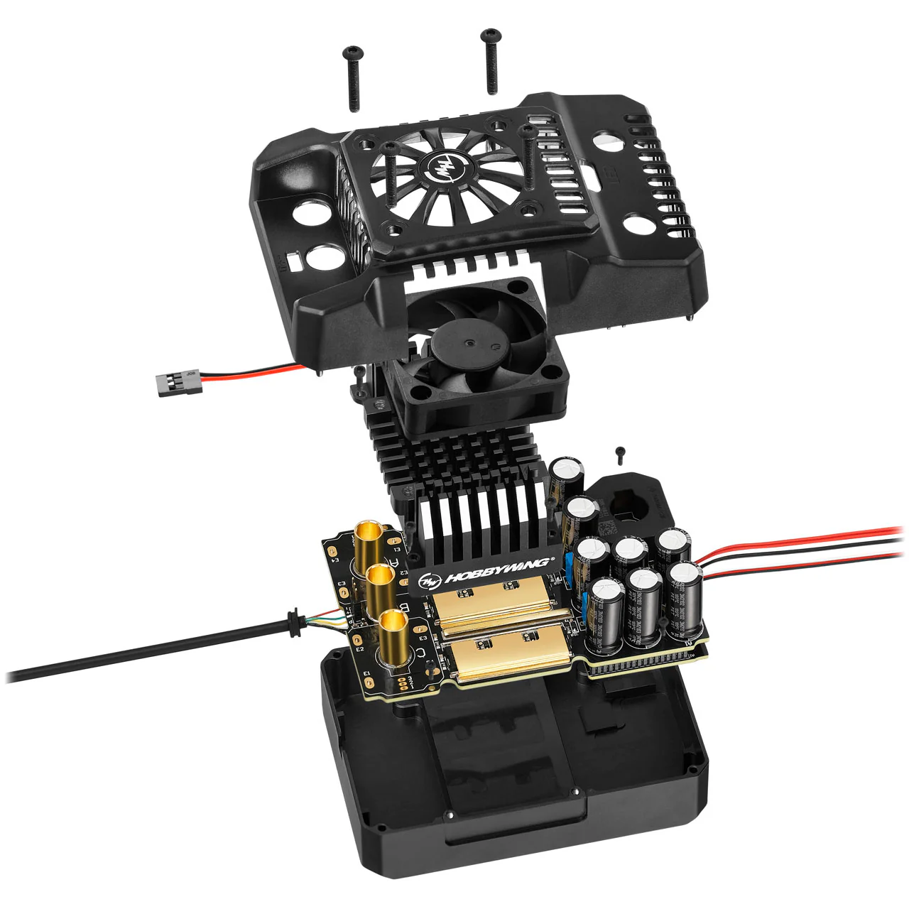 Contrôleur Hobbywing Ezrun MAX4-HV sans capteur 300 A, LiPo 6-12 S, BEC 10 A - HW30104002 - Image 6