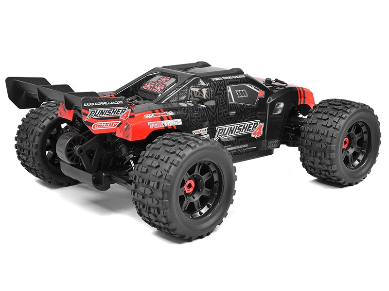Corally Punisher 4 Brushless 4S Basher Truck RTR 00292 rouge - Image 4