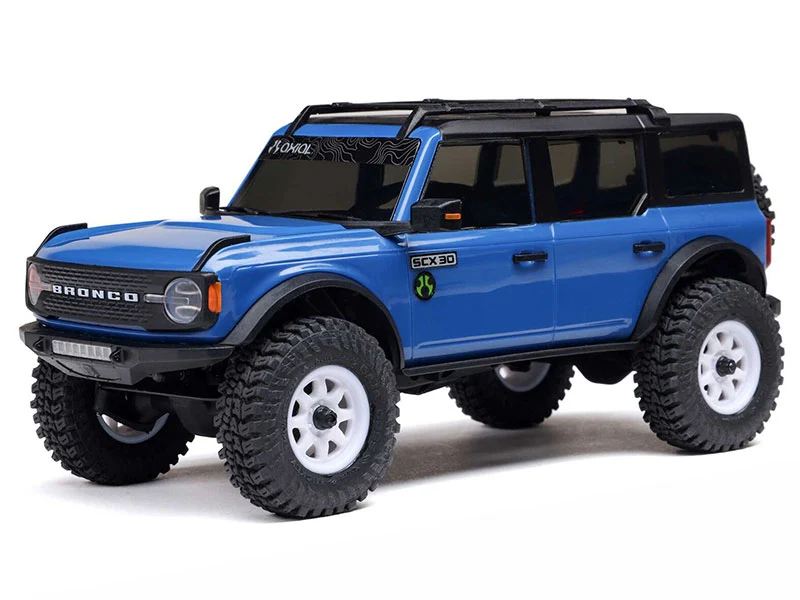 Crawler 1/30 Ford Bronco 4X4 RTR SCX30 bleu - AXI-2048T1 - Image 2