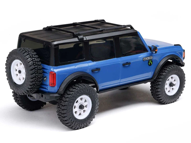Crawler 1/30 Ford Bronco 4X4 RTR SCX30 bleu - AXI-2048T1 - Image 4