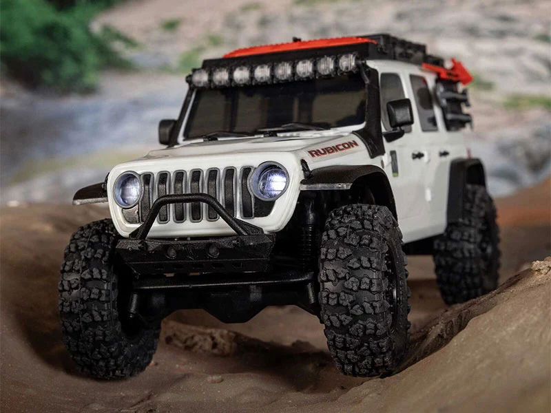 Crawler 1/30 Jeep Wrangler JLU 4X4 RTR SCX30 blanc - AXI-2261T2 - Image 10