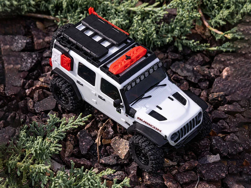 Crawler 1/30 Jeep Wrangler JLU 4X4 RTR SCX30 blanc - AXI-2261T2 - Image 8