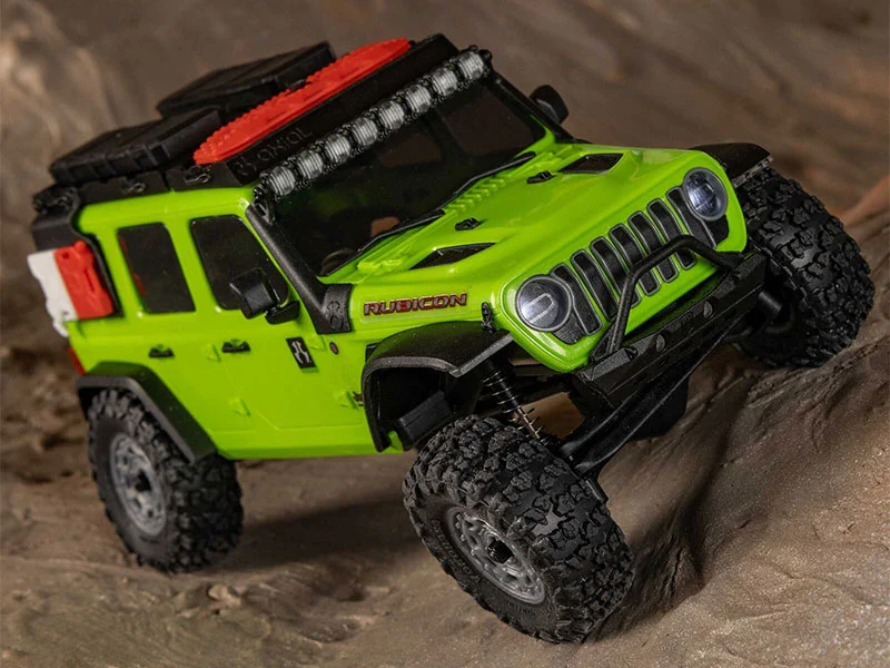 Crawler 1/30 Jeep Wrangler JLU 4X4 RTR SCX30 vert - AXI-2261T1 - Image 9
