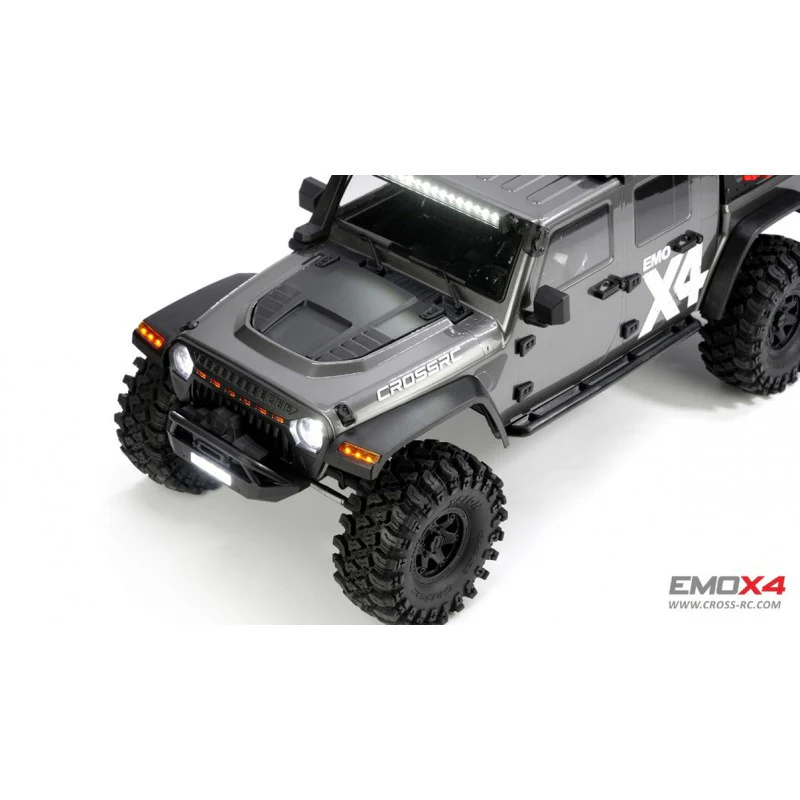 Crawler Cross RC EMO X4 1/8 RTR Gris version charbon - CRO90100175 - Image 8
