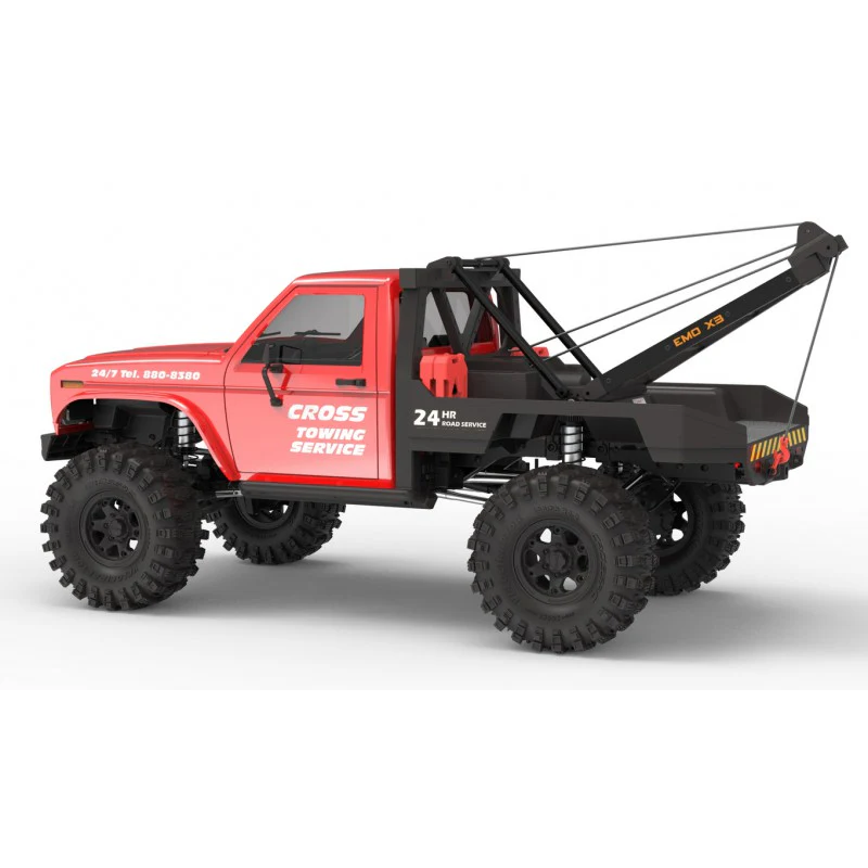 Crawler EMOX3 1/8 RTR métal rouge 775 charbon - Cross RC CRO90100169 - Image 4