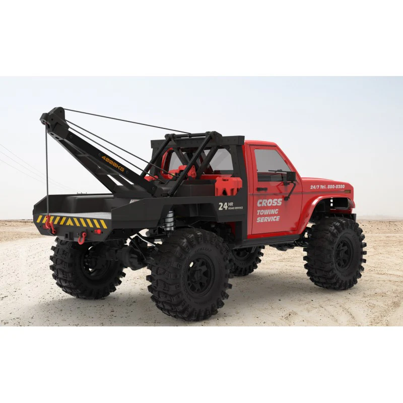 Crawler EMOX3 1/8 RTR métal rouge 775 charbon - Cross RC CRO90100169 - Image 5