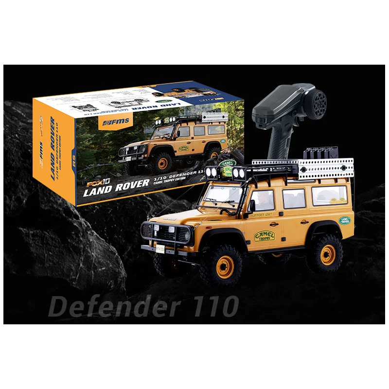 Crawler FMS 1/10 Land Rover Defender 110 FCX10 Scaler ARTR kit (RS) FMS11045RS - Image 2